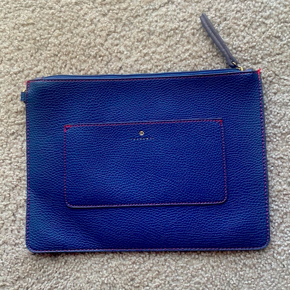 Travanti pouch blue and pink